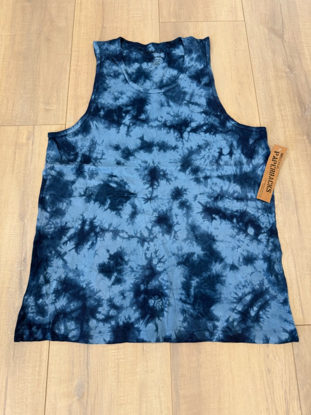 Paperbacks Blue Tie-Dye Tank